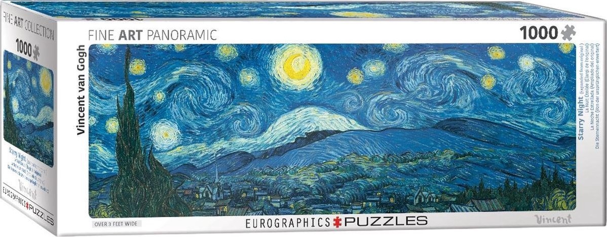 Starry Night Vincent van Panorama (1000 stukjes) - kopen Spellenrijk.nl