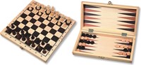 Schaak-/backgammon Klapcassette-2