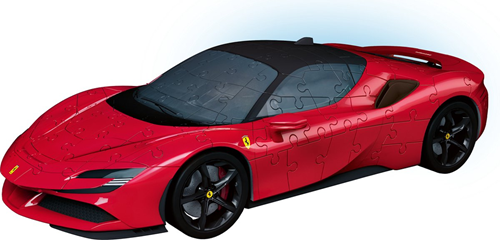 3D Puzzel - Ferrari SF 90 Stradale (108 stukjes)-2