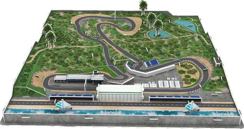 Circuit Zandvoort 3D Puzzel (85 stukjes)-2