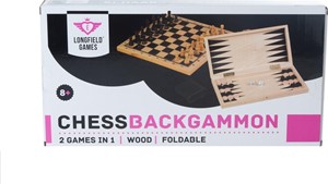 Schaak en Backgammon Opklapbaar