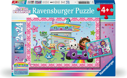 Gabby's Dollhouse Puzzel (2x24 stukjes) (doos beschadigd)