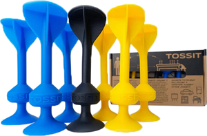 Tossit Partyspel - Starter Pack (Blauw-Geel)