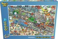 That's Life Big Box - Train Station Puzzel (1000 stukjes)