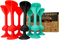 Tossit Partyspel - Starter Pack (Rood-Turquoise)