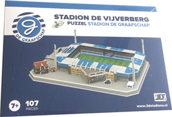 De Graafschap De Vijverberg 3D Puzzel (107 stukjes)