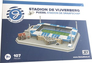 Kick Off Games De Graafschap De Vijverberg 3D Puzzel (107 stukjes)