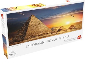 Afbeelding van het spel Pyramids at Sunset Egypt Puzzel (504 stukjes)