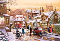 Vintage Winterland Puzzel (1000 stukjes)-2