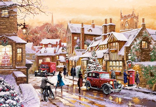 Vintage Winterland Puzzel (1000 stukjes)-2