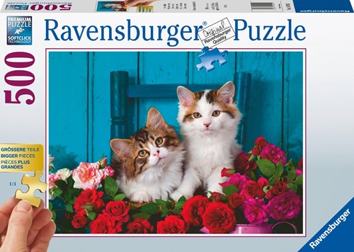 Katjes en Rozen Puzzel (500 stukjes)