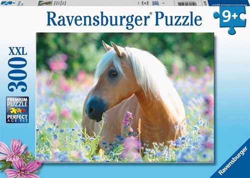 Paard Tussen de Bloemen Puzzel (300 XXL stukjes)