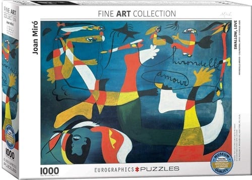 Swallow, Love - Joan Miro Puzzel (1000 stukjes)