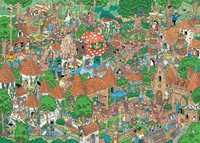 Jan van Haasteren - Efteling Sprookjesbos Puzzel (1000 stukjes)-2