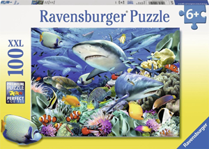 Shark Reef Puzzel 100 XXL stukjes