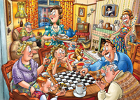 Wasgij Destiny 25 - Spelletjesavond Puzzel (1000 stukjes)-2