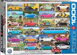 Afbeelding van het spelletje VW Gone Places Puzzel (1000 stukjes)