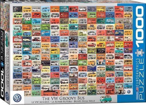 The VW Groovy Bus Puzzel (1000 stukjes)
