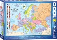 Map of Europe Puzzel (1000 stukjes)