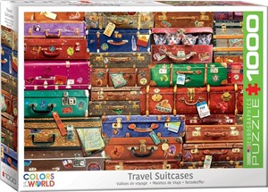 Afbeelding van het spelletje Travel Suitcases Puzzel (1000 stukjes)