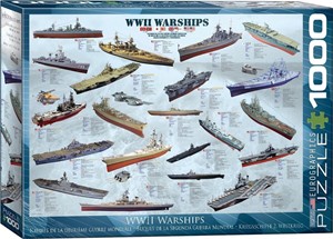 Afbeelding van het spelletje WW II Warships Puzzel (1000 stukjes)