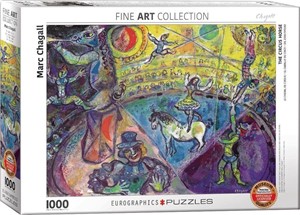 Afbeelding van het spelletje Marc Chagall - The Circus Horse Puzzel (1000 stukjes)