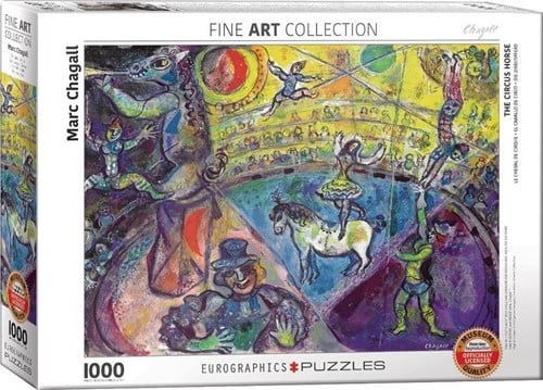 Marc Chagall - The Circus Horse Puzzel (1000 stukjes)