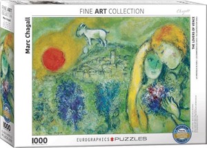 Afbeelding van het spelletje Marc Chagall - The Lovers of Venice Puzzel (1000 stukjes)