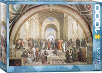 Raphaël - The School of Athens Puzzel (1000 stukjes)