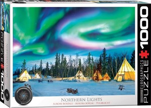 Afbeelding van het spel Northern Lights - Yellowknife Puzzel (1000 stukjes)