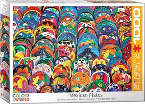 Afbeelding van het spel Mexican Ceramic Plates Puzzel (1000 stukjes)
