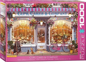 Afbeelding van het spelletje Cups, Cakes & Company Puzzel (1000 stukjes)