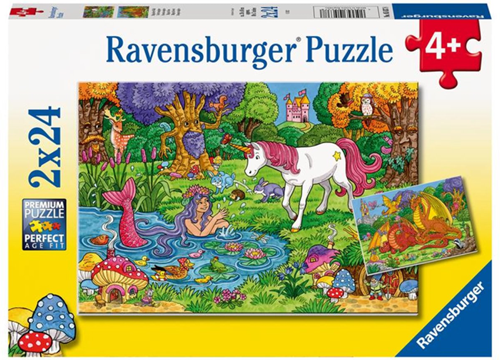 Magisch Bos Puzzel (2x12 stukjes)