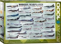 Modern Warplanes Puzzel (1000 stukjes)