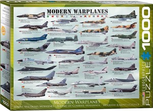 Afbeelding van het spelletje Modern Warplanes Puzzel (1000 stukjes)