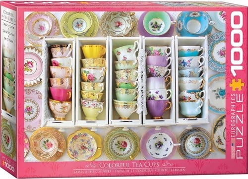 Tea Cups Boxes Puzzel (1000 stukjes)