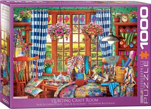 Afbeelding van het spelletje Patchwork Craft Room Puzzel (1000 stukjes)