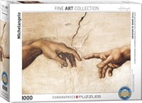 Creation of Adam - Michelangelo Puzzel (1000 stukjes)