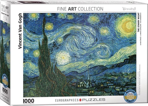 Starry Night - Vincent van Gogh Puzzel (1000 stukjes)