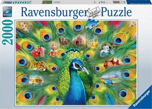 Afbeelding van het spelletje Land of the Peacock Puzzel (2000 stukjes)