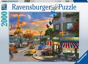 Afbeelding van het spel Romantische Avond in Parijs Puzzel (2000 stukjes)