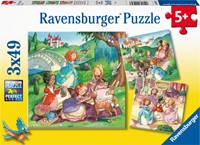 Kleine Prinsessen Puzzel (3x49 stukjes)