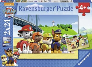 Afbeelding van het spelletje Paw Patrol Dappere Honden Puzzel (2x24 stukjes)