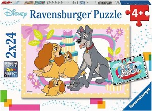 Afbeelding van het spelletje De schattigste Disney Puppies Puzzel (2 x 24 stukjes)
