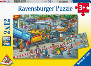 Werk aan de Weg Puzzel 2 x 12 stukjes
