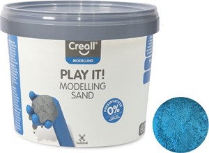 Afbeelding van het spelletje Modelling Sand (Kinetisch Zand) 750gr Blauw