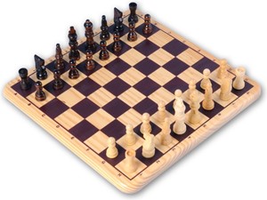 Afbeelding van het spelletje Schaakspel Compleet 30 x 30 cm