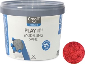 Afbeelding van het spelletje Modelling Sand (Kinetisch Zand) 750gr Rood