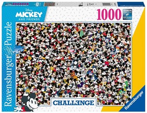 Afbeelding van het spelletje Challenge Puzzel - Mickey (1000 stukjes)
