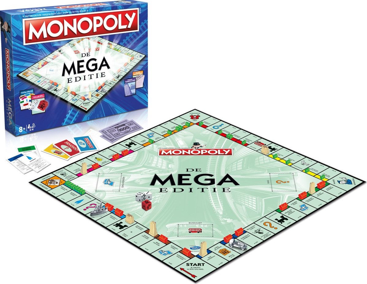 geboorte roestvrij Array Monopoly - Mega Edition - kopen bij Spellenrijk.nl